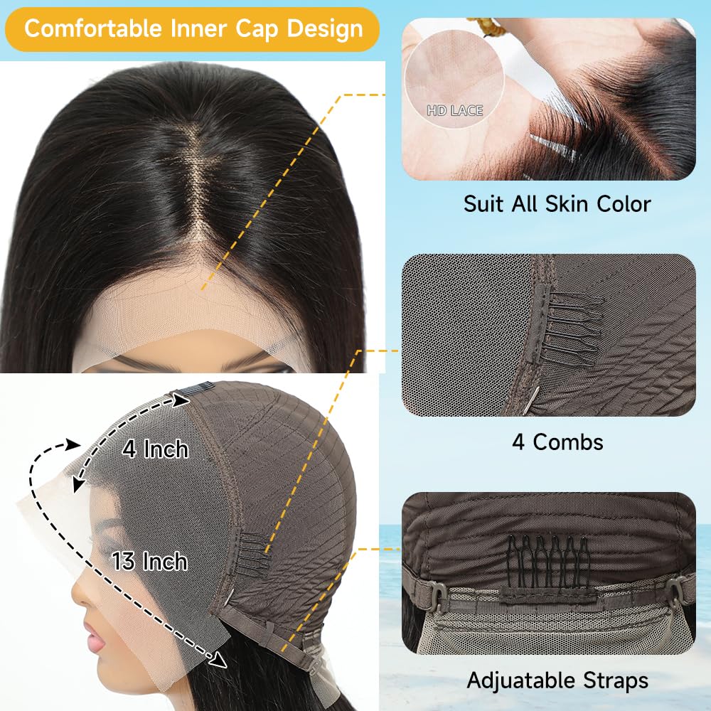 ASUTTRY Bone-straight texture offers sleek, professional looks.