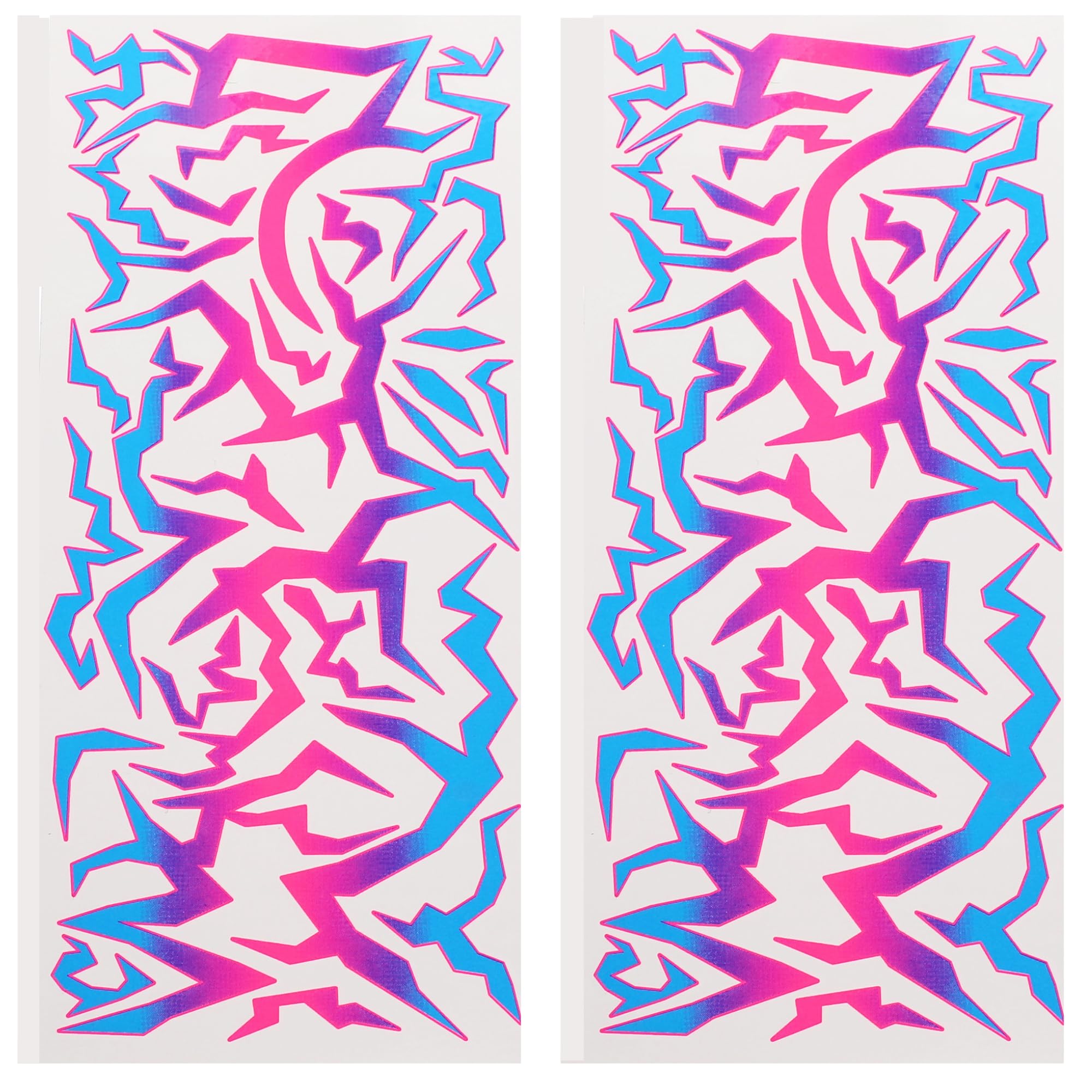 ASVP Shop UV Shine lightning tattoos on the arm deliver full-coverage glow under UV light