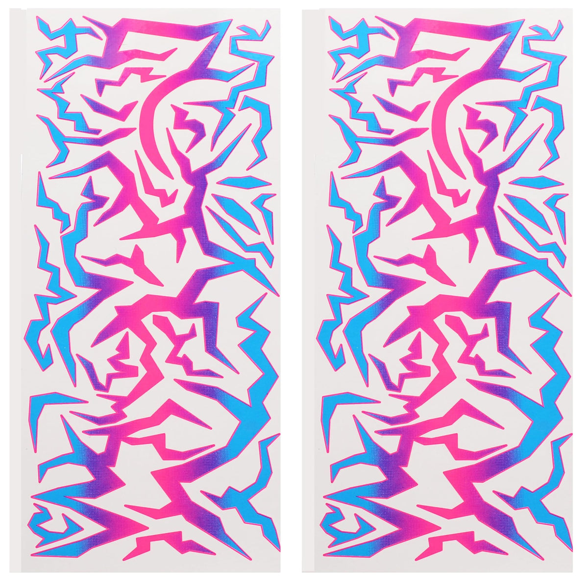 ASVP Shop UV Shine lightning tattoos on the arm deliver full-coverage glow under UV light