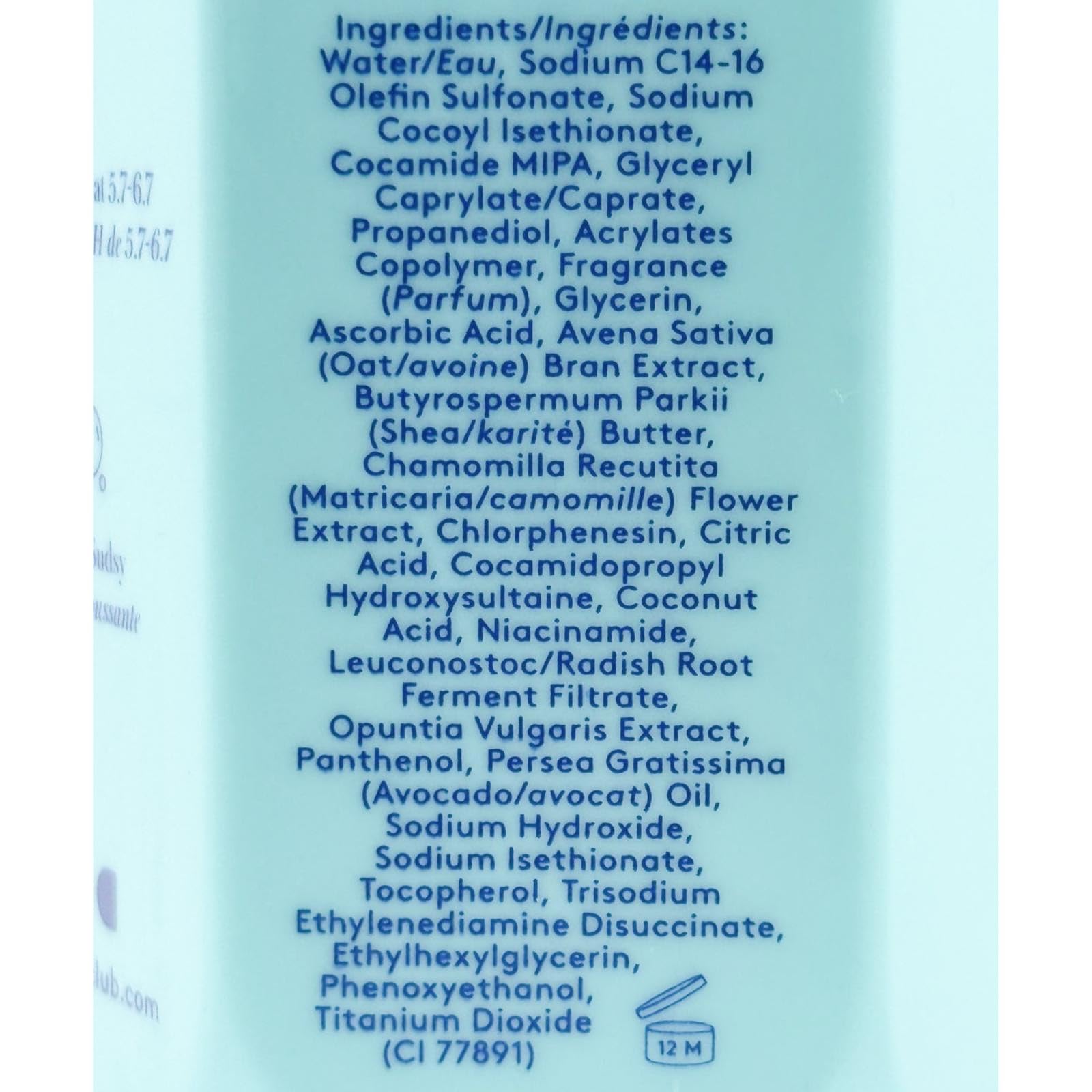 Athena Club Sea Splash in shower use suggests daily cleansing with hydration