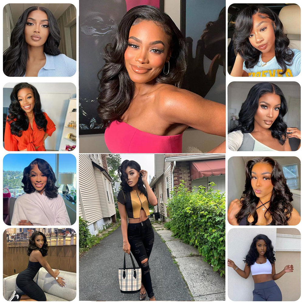Atilck 12-inch glueless wig designed for everyday wear and comfort.