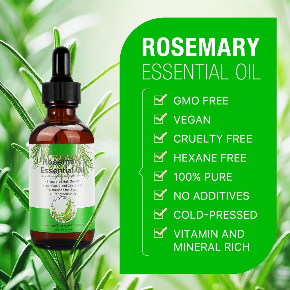 Aromatherapy scene featuring ATOANY rosemary oil
