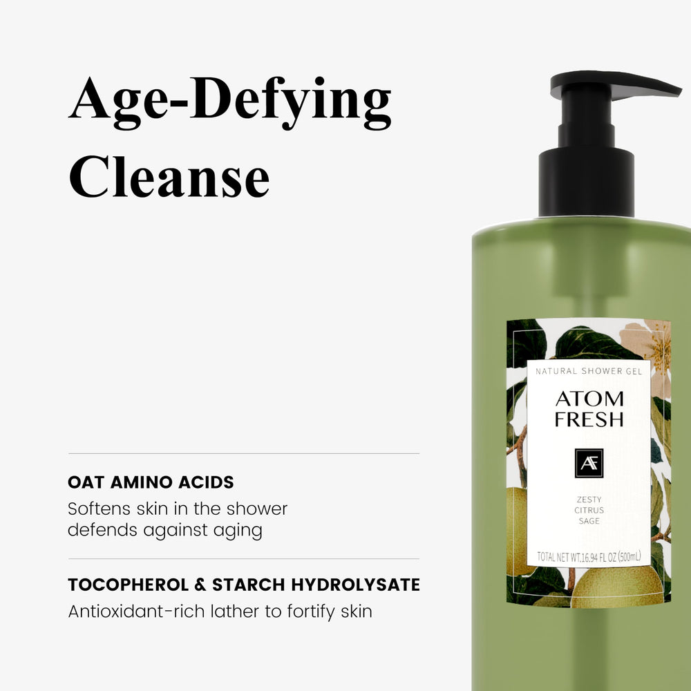 Atom Fresh Laboratory body-lotion-zesty-sage-tube delivers lasting hydration for supple skin.