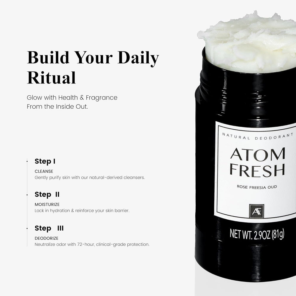 Atom Fresh Laboratory invisible formula glides on clear