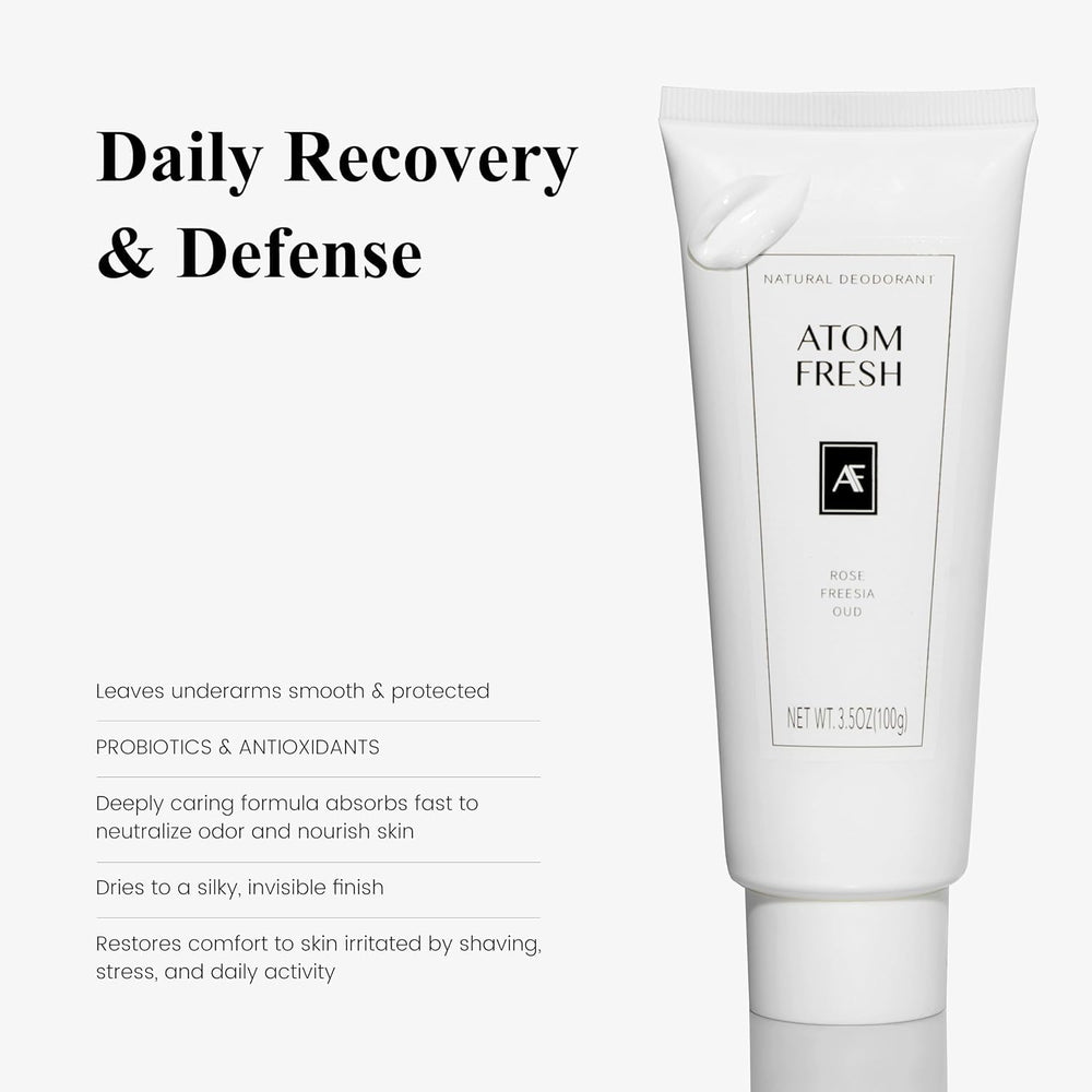 Atom Fresh Laboratory hand cream jar with lasting moisture