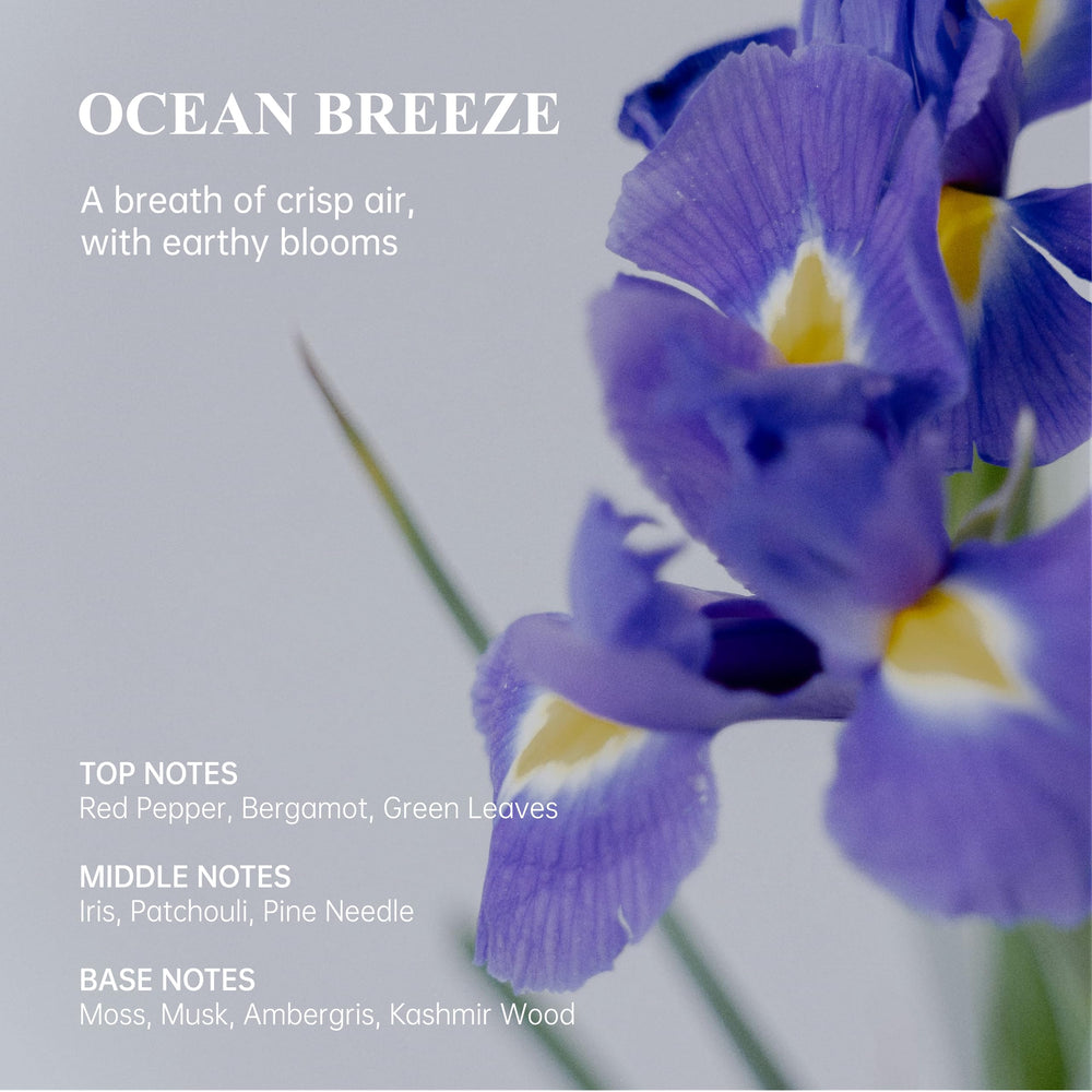 Atom Fresh Laboratory Ocean Breeze packaging highlights aluminum-free formula.