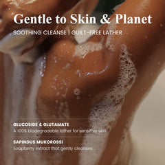 Atom Fresh Laboratory natural plant-derived cleansers support moisture during cleansing