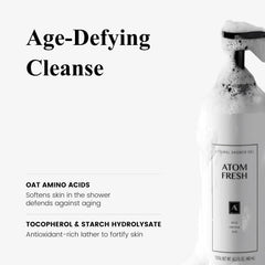 Atom Fresh Laboratory Vitamin E tocopherol provides antioxidant feel while cleansing