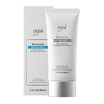 ATOMY Sun Cream SPF50+ PA+++ bottle offers broad UVA/UVB protection in a lightweight, non-greasy formula.