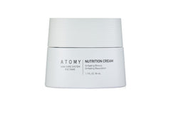 ATOMY The Fame Nutrition Cream jar highlights rich moisturizing texture for daily hydration.
