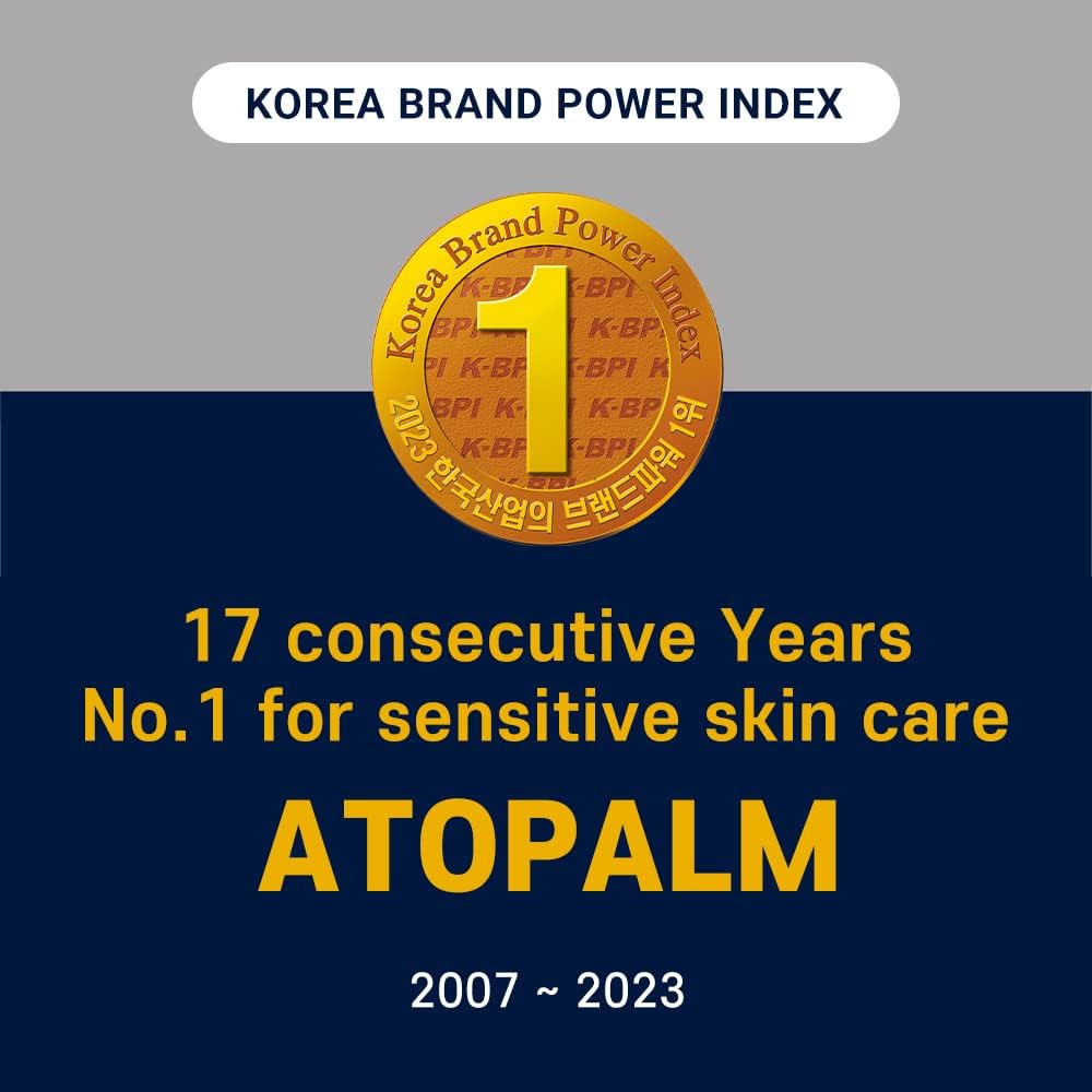 ATOPALM cream on the face shows versatile facial use