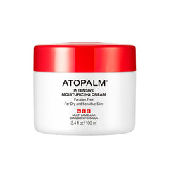 ATOPALM Intensive Moisturizing Cream jar highlighting rich hydration texture