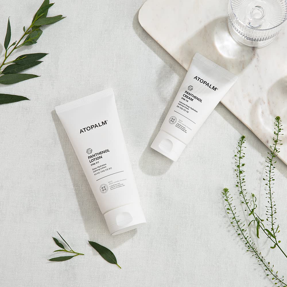 ATOPALM Panthenol Cream suitable for family use with light hydration.