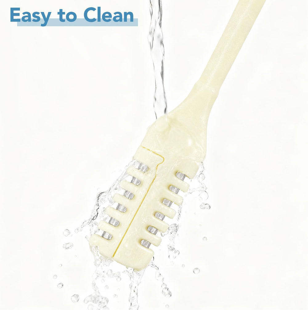 Atoymut protective guard and rounded tips prevent irritation