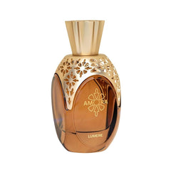 Atralia Amora Lumere bottle front, a luminous unisex fragrance suitable for day or evening wear.