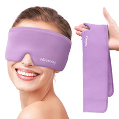 ATreebay Cooling Eye Mask close-up of gel layer for soothing relief and puffiness reduction