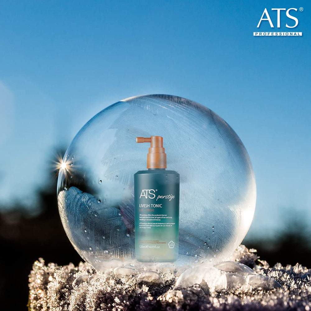 After-shower styling prep with Livesh Tonic for a fuller appearance