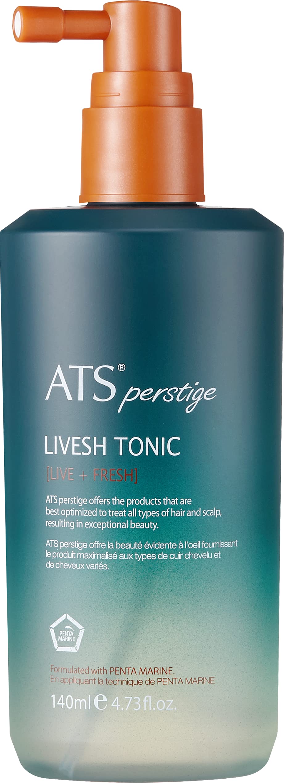 Dropper-top bottle design ready for on-the-go ATS Perstige routine