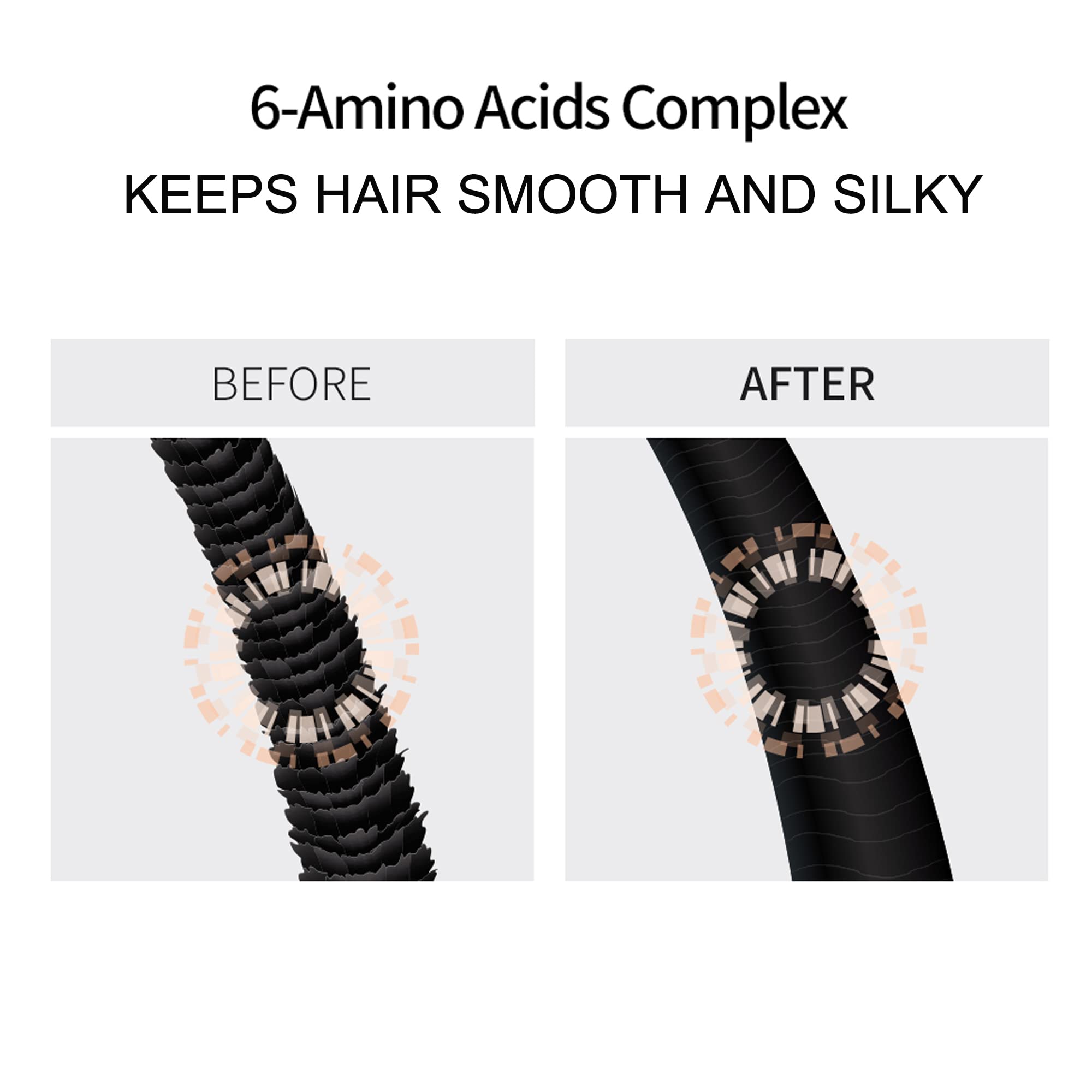 ATS Professional Therapy Shampoo with silk amino acid for stronger, smoother cuticles.