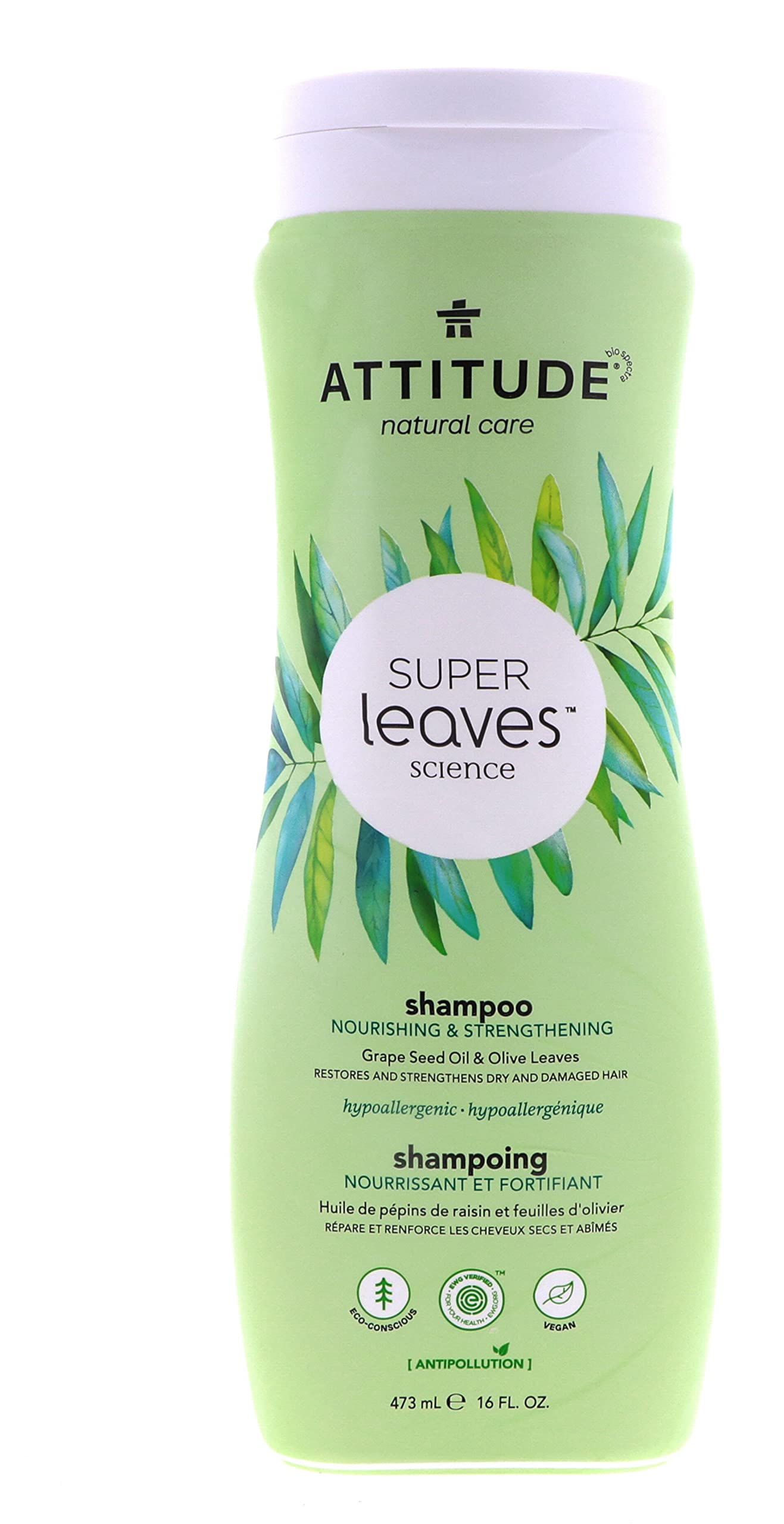 Attitude Natural Shampoo nourishing bottle supports healthier hair daily.