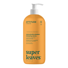 ATTITUDE Volume and Shine Shampoo bottle showing lightweight volume for fine hair