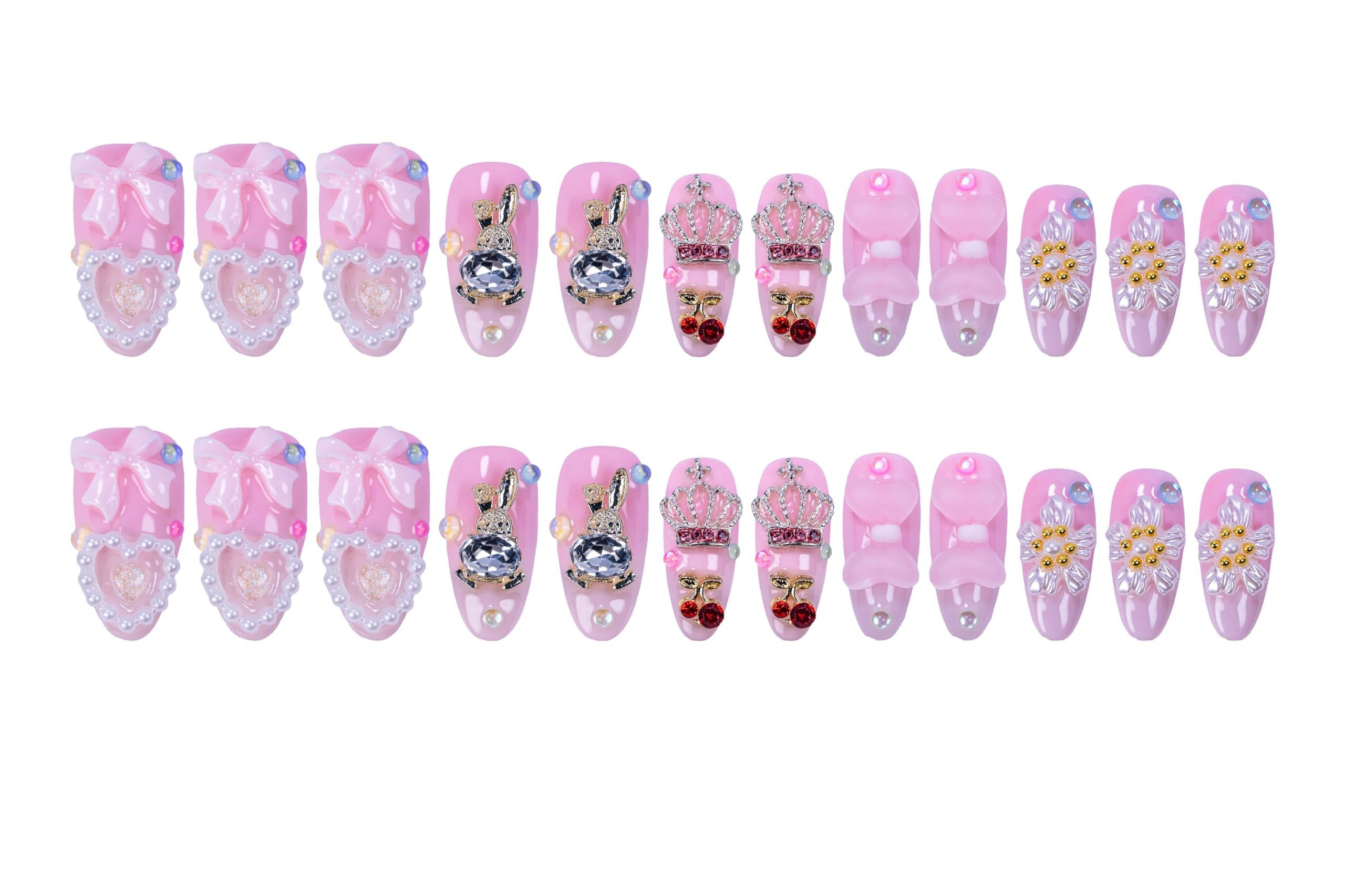 Atuhua 12-sizes package ensures comfortable fit across nail shapes.