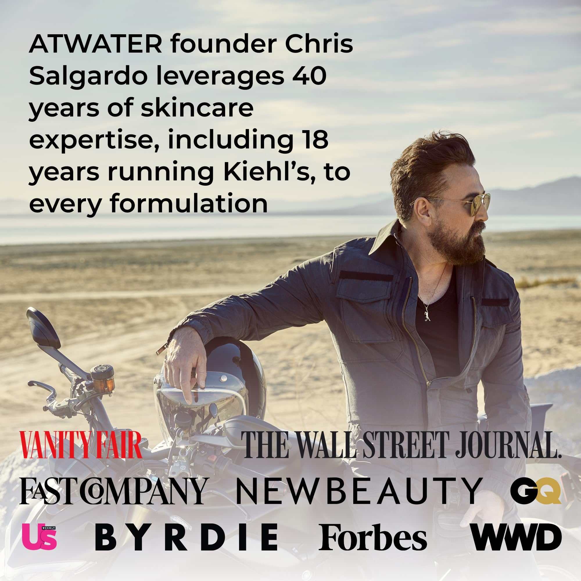 ATWATER 0.34 oz travel-size beard oil fits pockets for daily use.