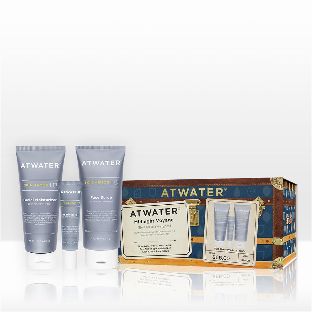 ATWATER Midnight Voyage face scrub for daily exfoliation and refreshed skin