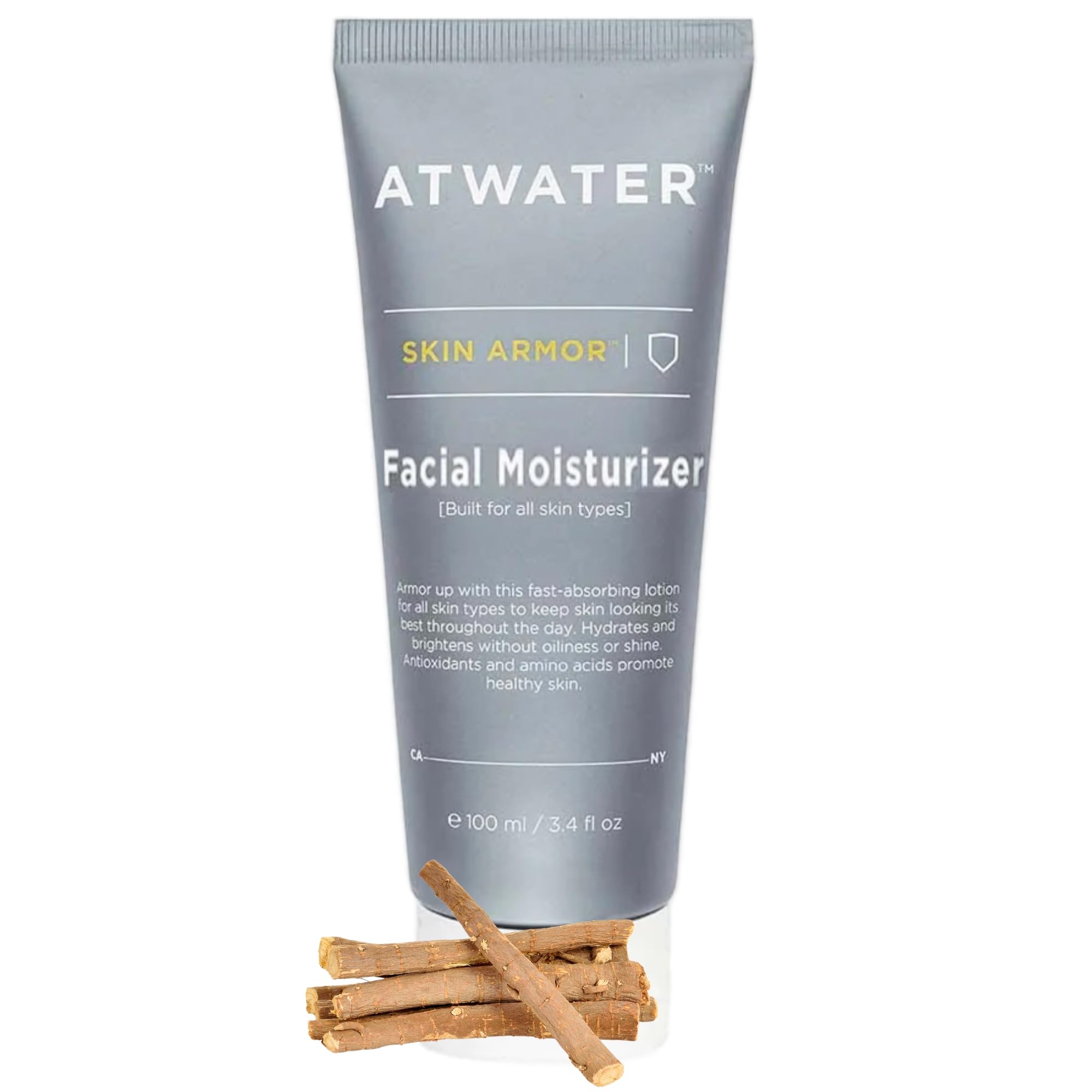 ATWATER Skin Armor bottle front view for hydration on the go