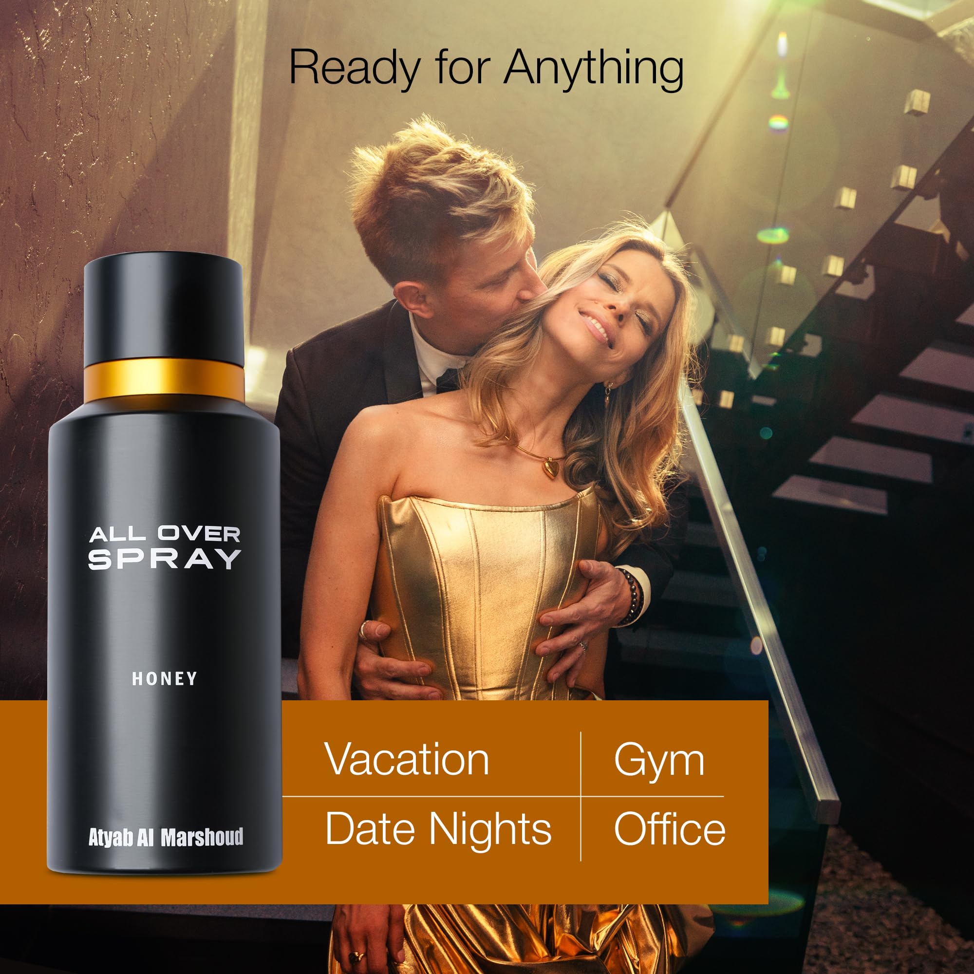 ATYAB AL MARSHOUD Honey All Over Spray note peach adds fruity brightness