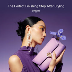 ATYAB AL MARSHOUD Khisla Violet Hair Mist label detail showing heritage.