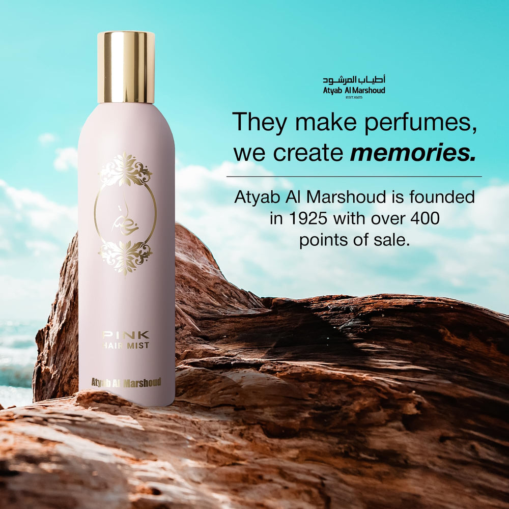 ATYAB AL MARSHOUD Pink Khisla Hair Mist jasmine note emphasis on hair
