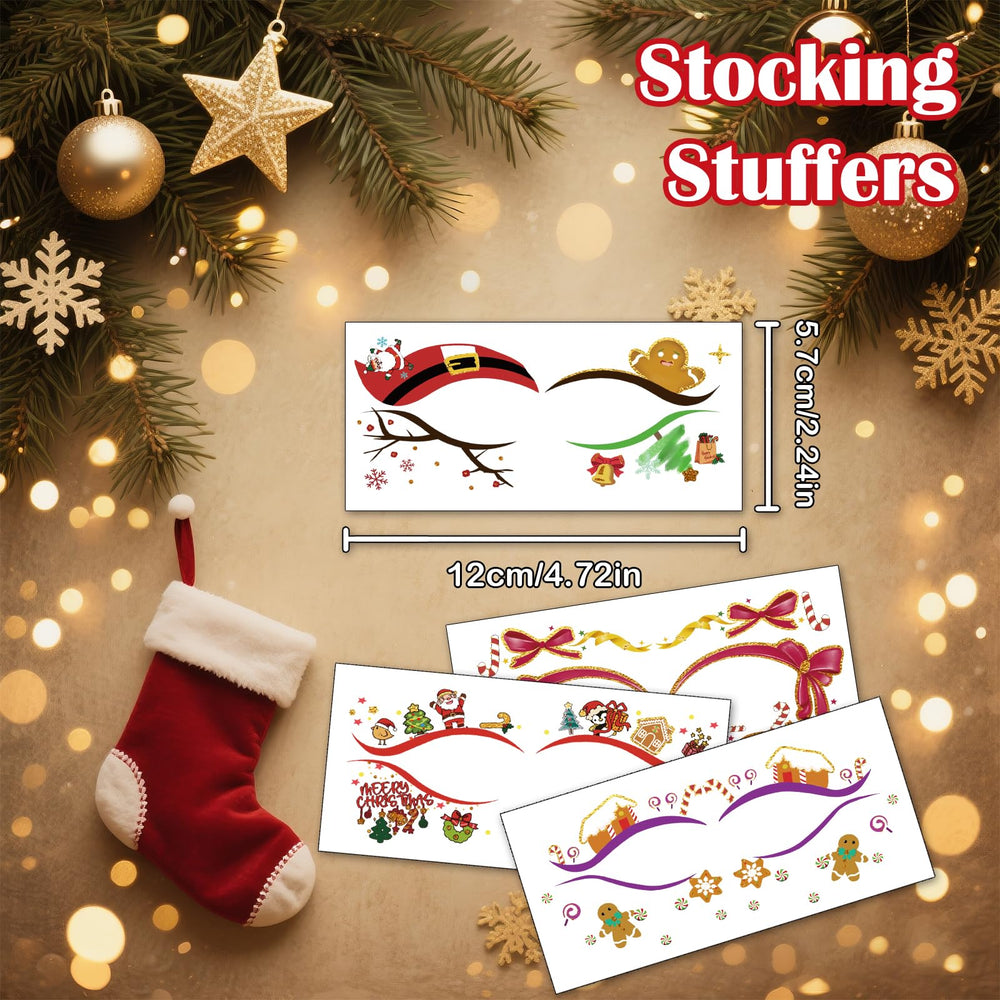atydkug snowflake motif eye patch offers wintry shimmer and easy use.