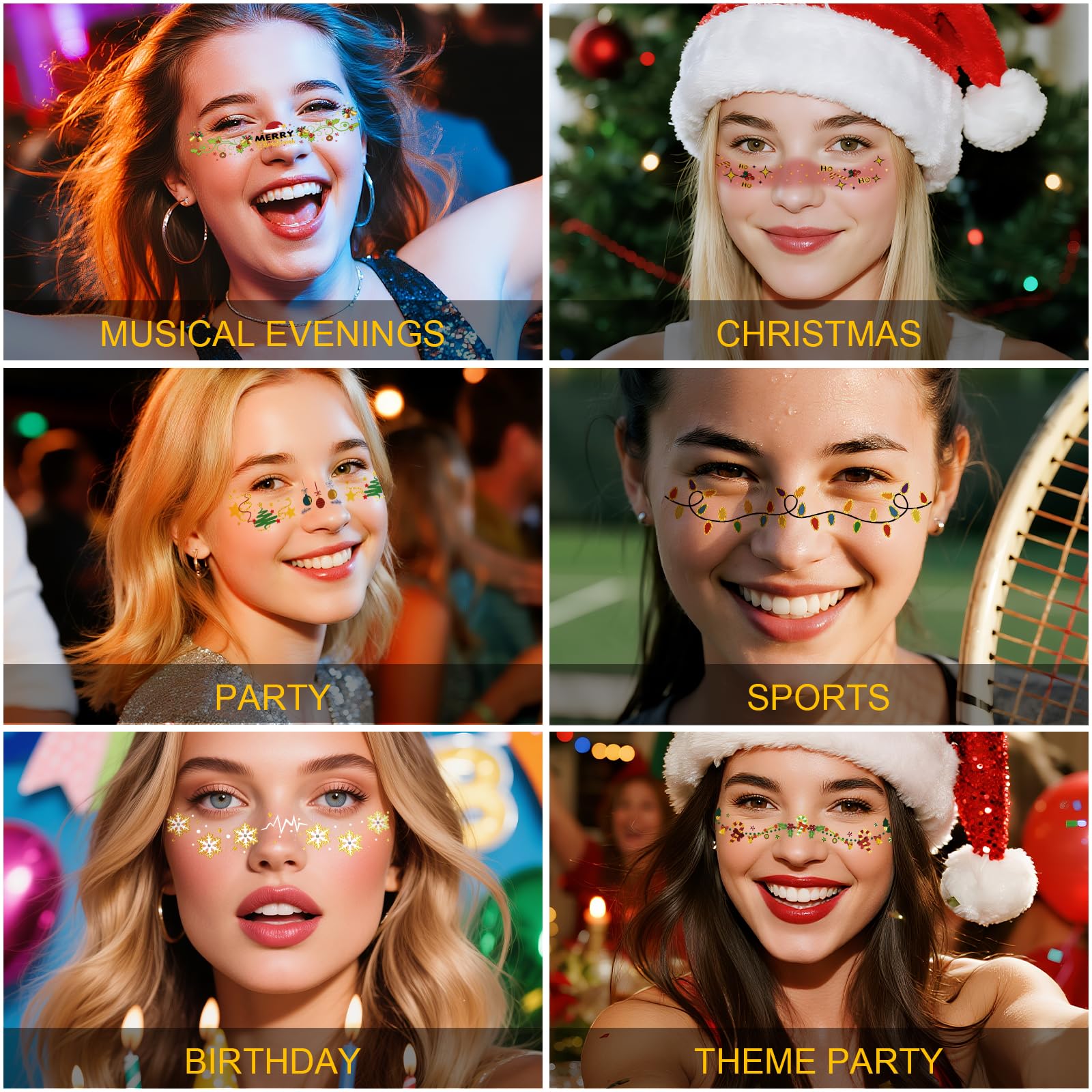 atydkug Bells patches sparkle with holiday charm for stage or party looks.