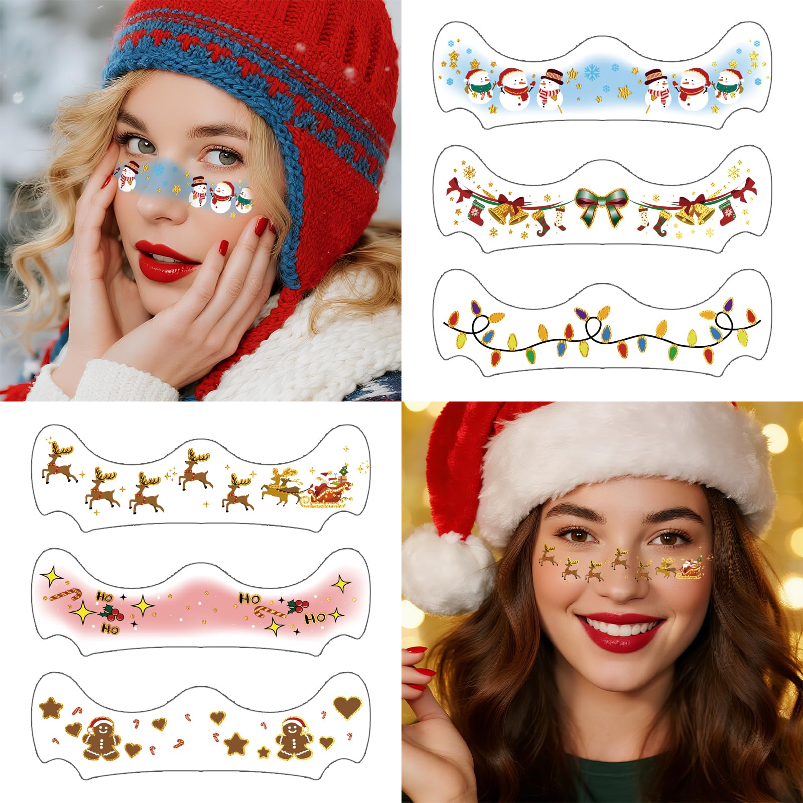 atydkug Star bow-knot stickers blend whimsy and shimmer for festive outfits.