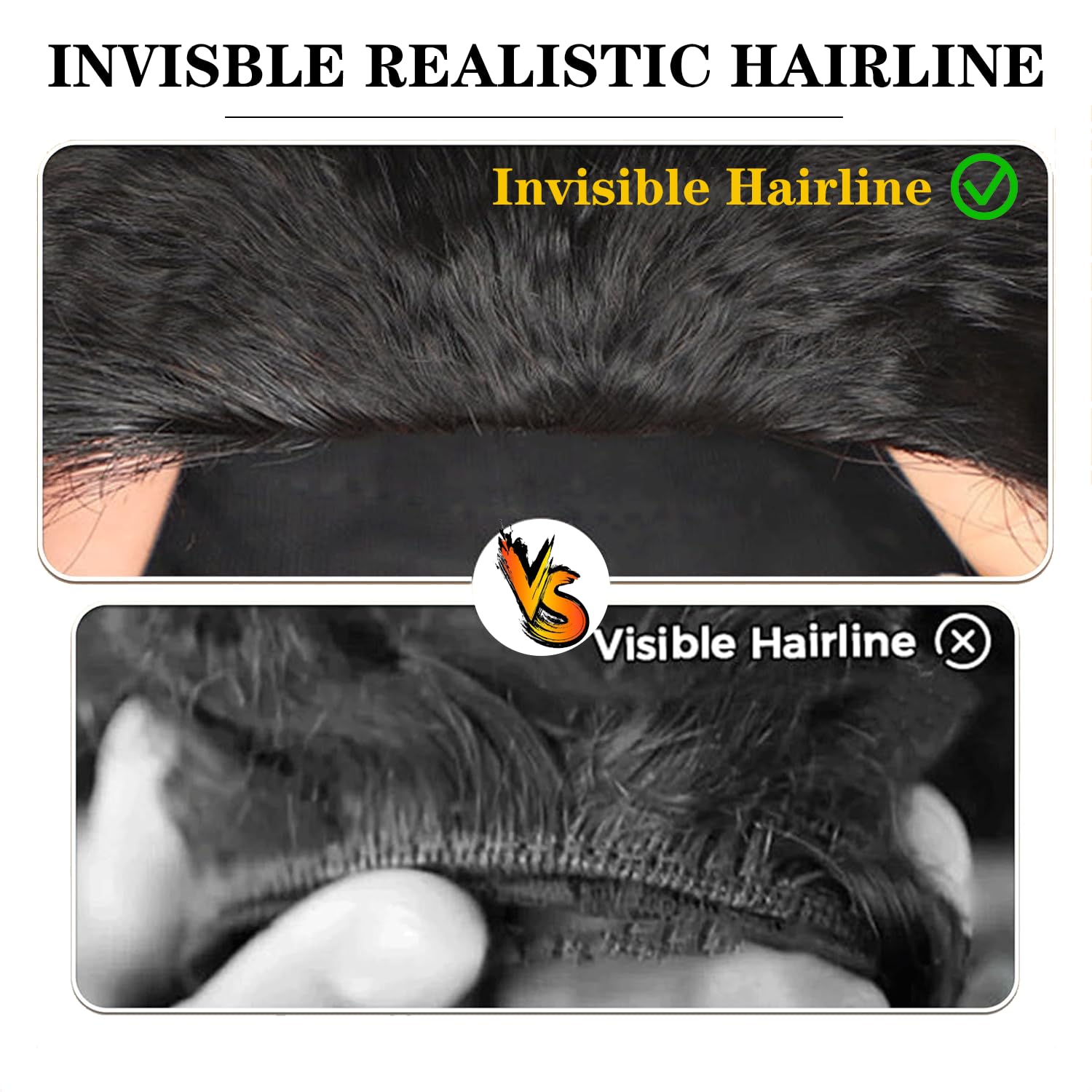 AUABEAUTY headband-compatible half wig for versatile styling