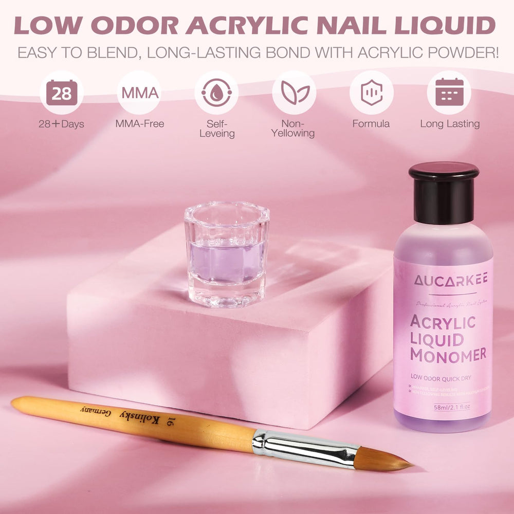 Aucarkee beginner-friendly tools like files and clippers for easy manicures