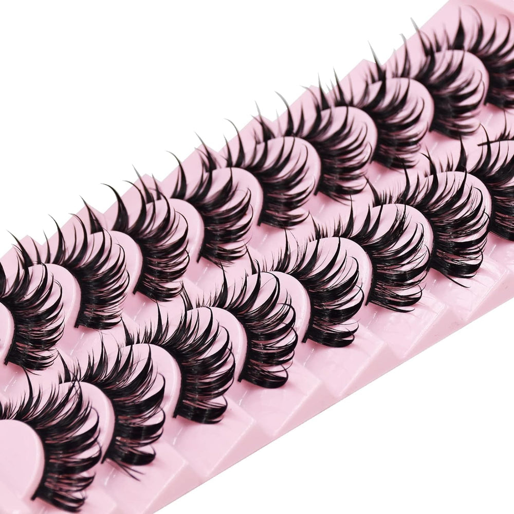 AUGENLI 16mm long lashes add anime-style drama and eye definition.