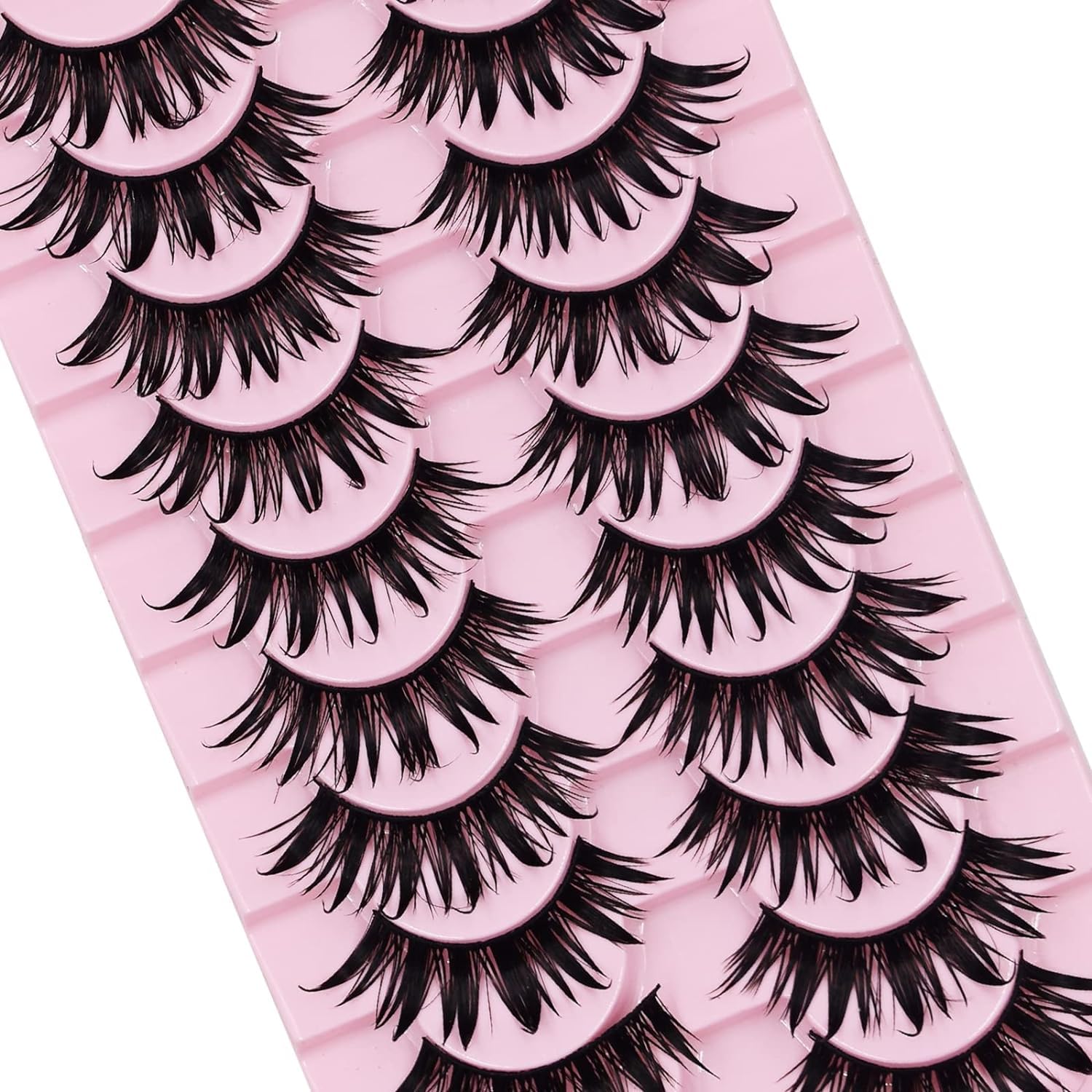 AUGENLI lashes provide a fluffy, full 3D look for daily or cosplay.