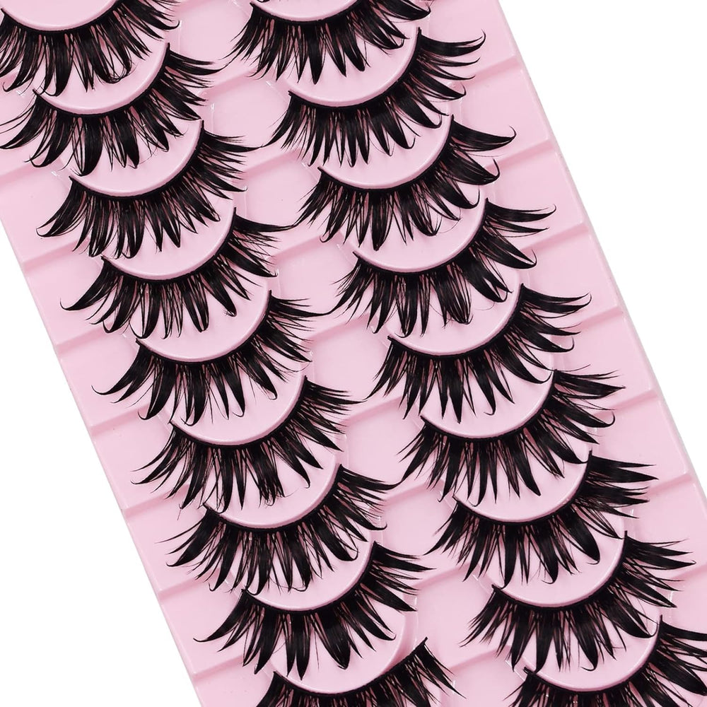 AUGENLI lashes provide a fluffy, full 3D look for daily or cosplay.