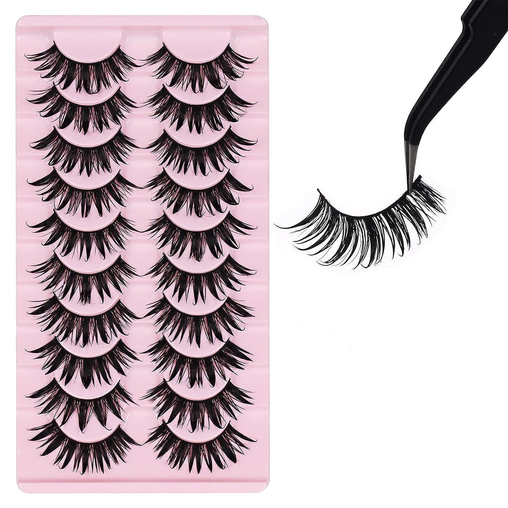 AUGENLI manga lashes mimic natural 3D clusters for seamless salon-like results.