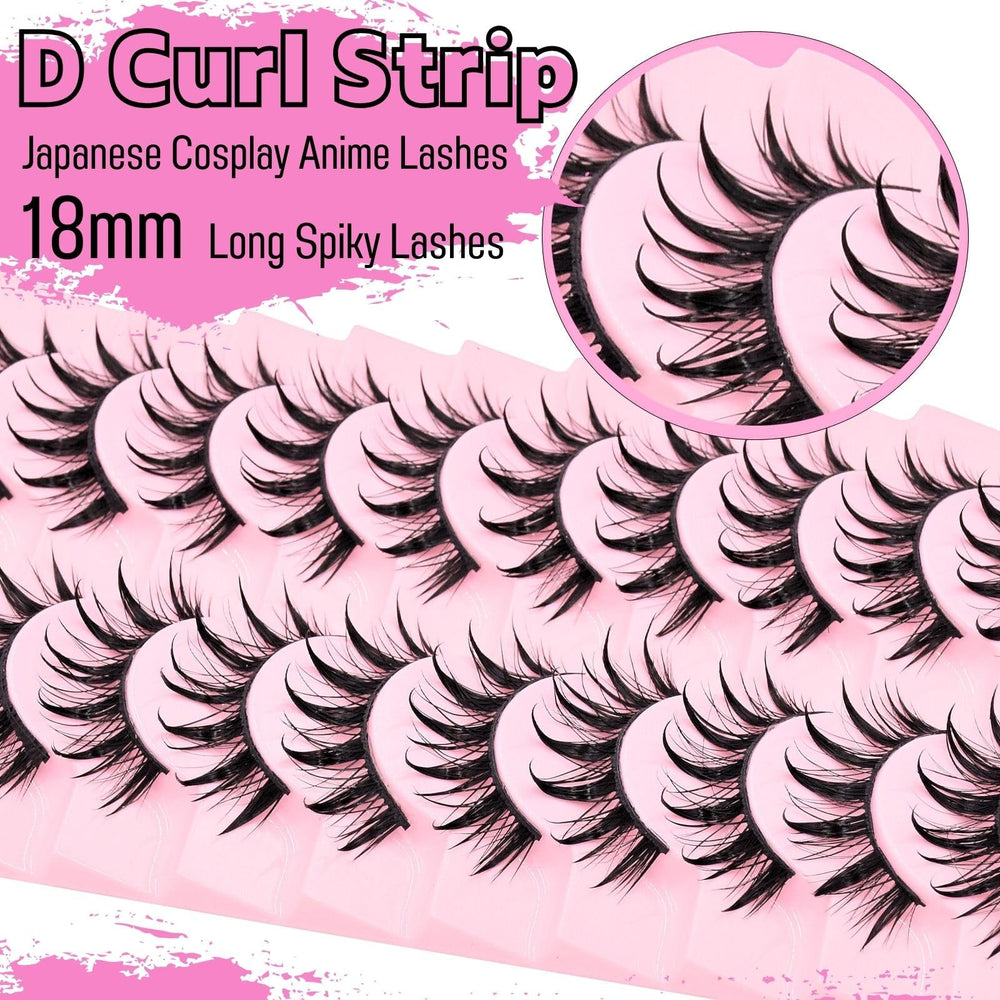 AUGENLI 16mm lashes closeup showcases bold spiky style for dramatic eye impact.