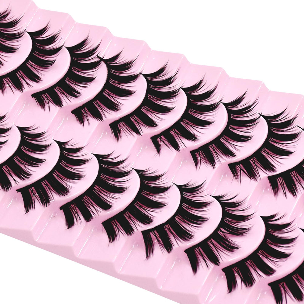 AUGENLI bold-spiky lashes ideal for daily wear or Halloween and parties.