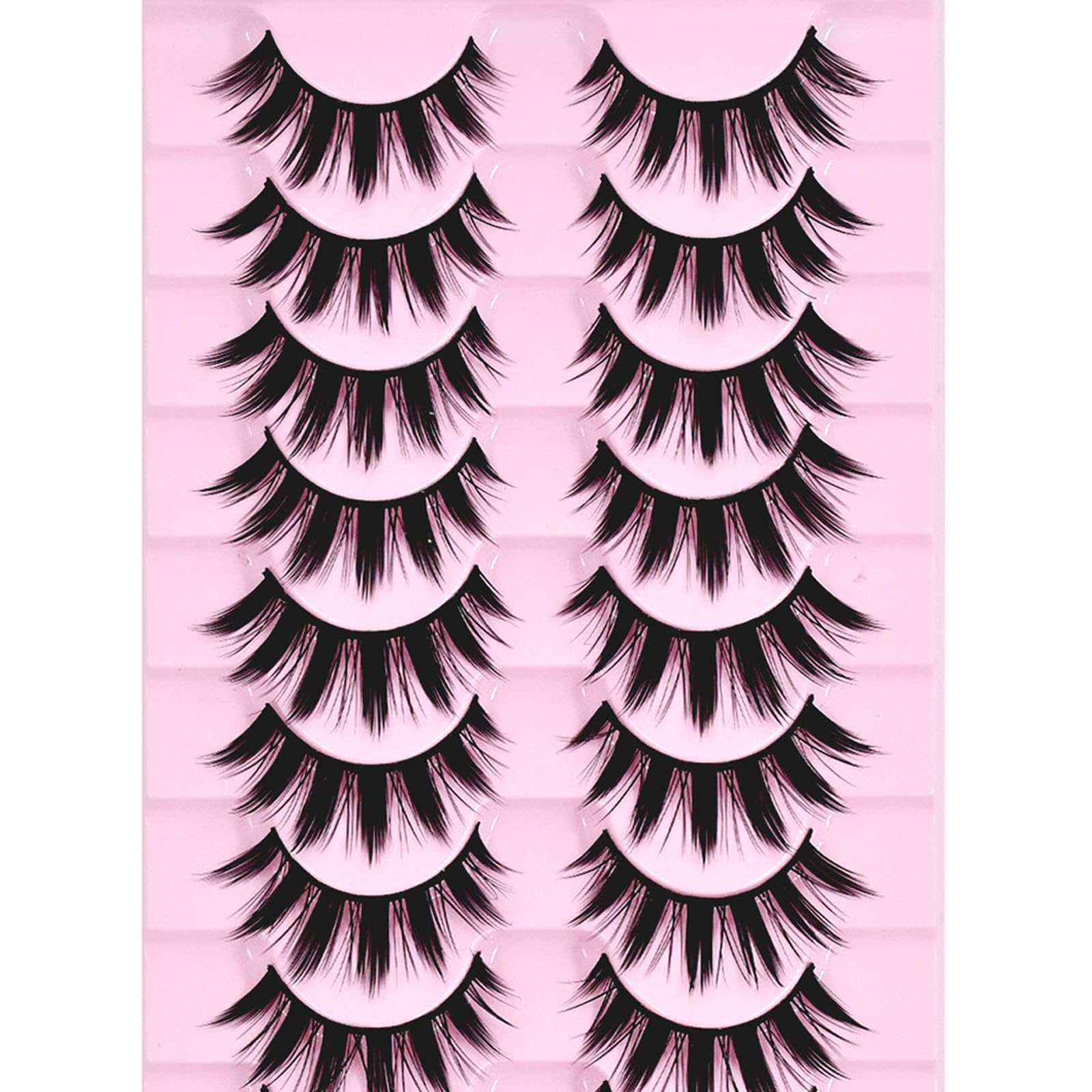 AUGENLI doll-eye manhua lashes deliver fluffy clusters for natural yet captivating eyes.