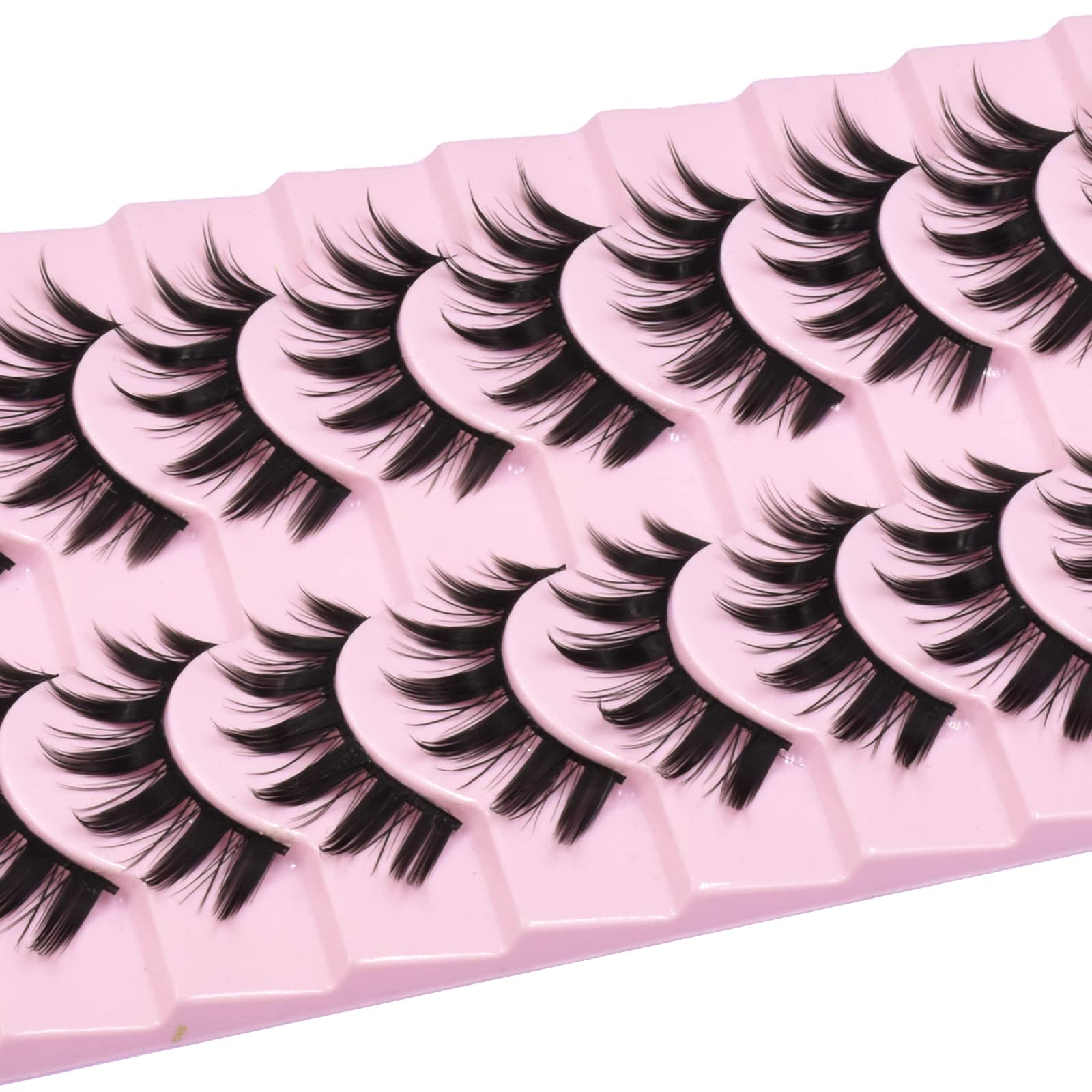 AUGENLI 16mm lash clusters mimic natural lashes for versatile looks.