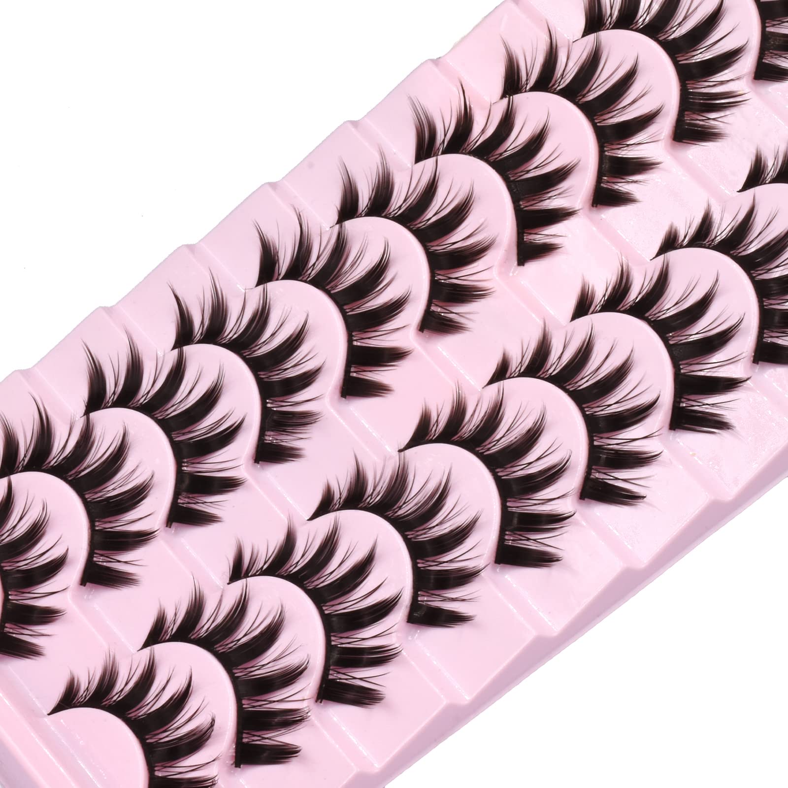 AUGENLI cosplay lashes for Gothic to Manga costumes with bold definition.