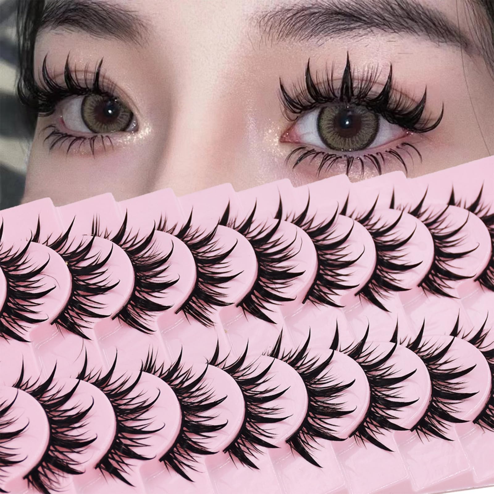 AUGENLI manga cosplay lashes ideal for anime-inspired looks