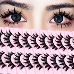 AUGENLI manga lashes 16mm cosplay dramatic look for cosplay and stage makeup.