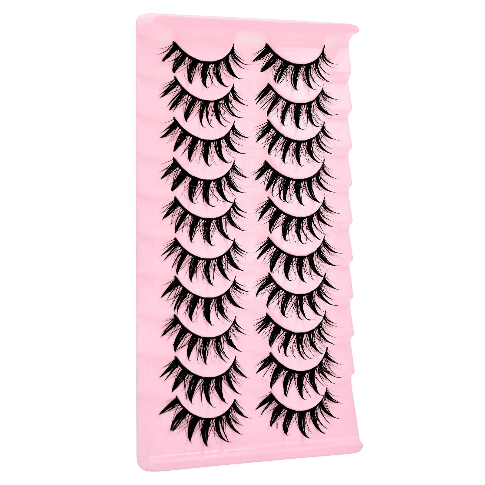 AUGENLI natural-look wispy clusters blend seamlessly with real lashes for daily wear.