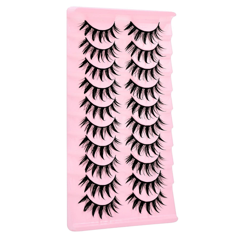 AUGENLI natural-look wispy clusters blend seamlessly with real lashes for daily wear.